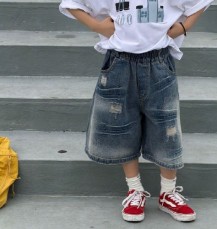 팝업9부데님청바지